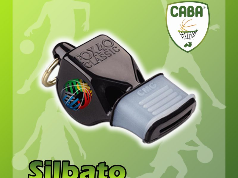 Silbato de arbitraje FOX 40 Classic usado por los árbitros de CABA
