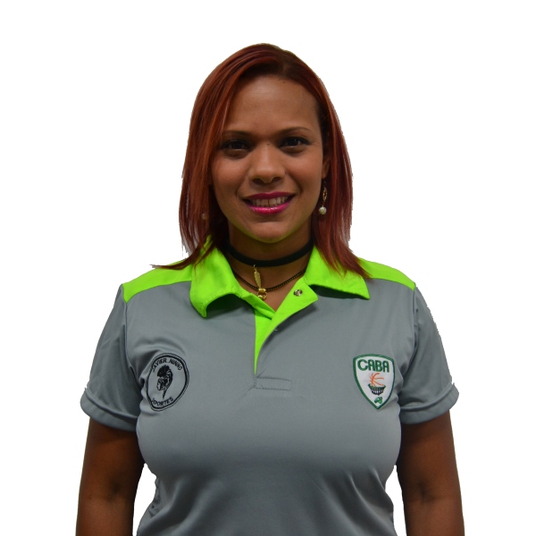 Fotografía de Lais Milena Tatis Madrid, árbitro departamental de baloncesto.
