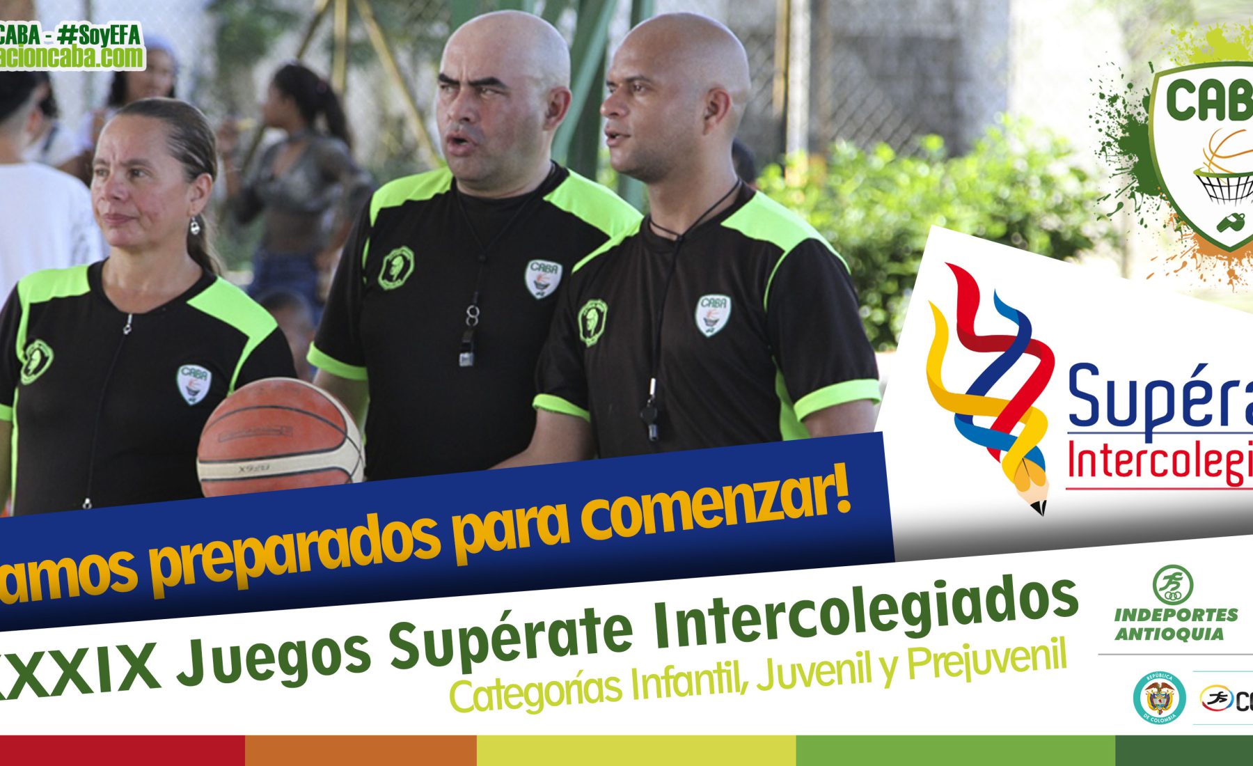 Árbitros de CABA — Iniciamos los eventos de Indeportes Antioquia