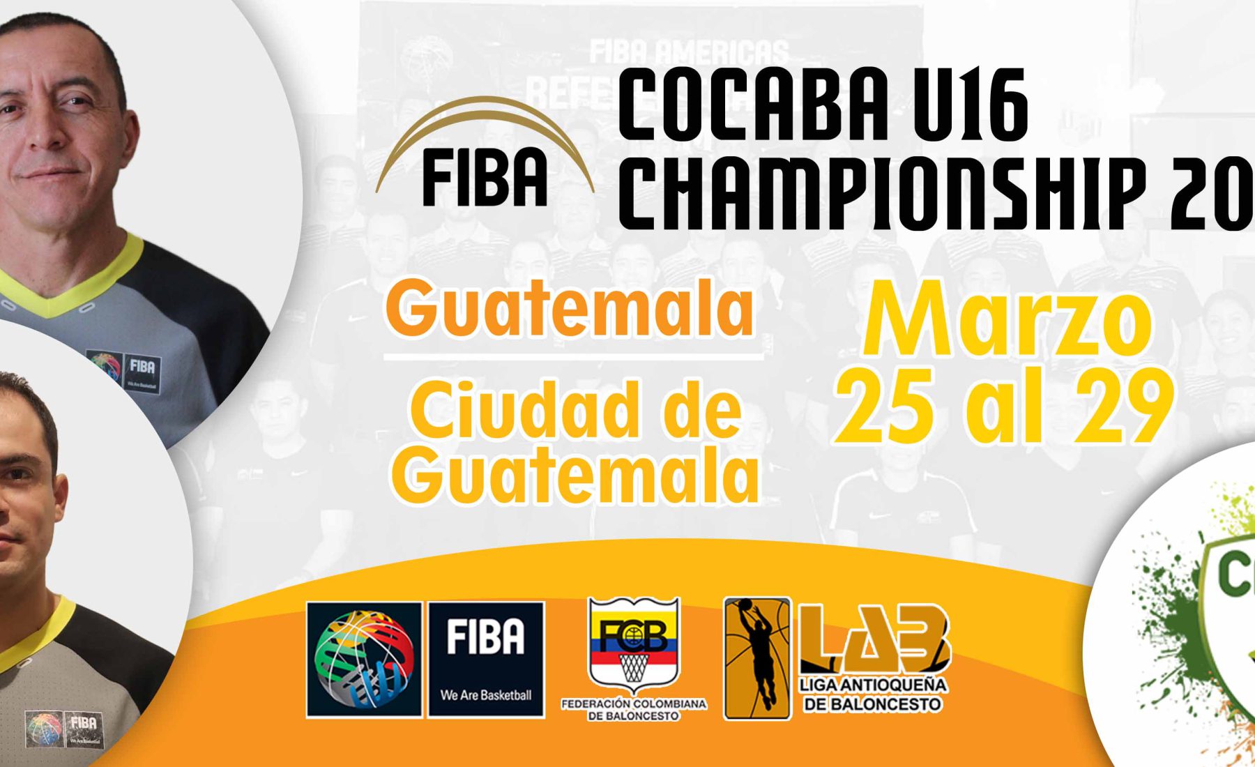 Árbitros de CABA — Vélez y Mejía en el los Centroamericanos U16 – 2019