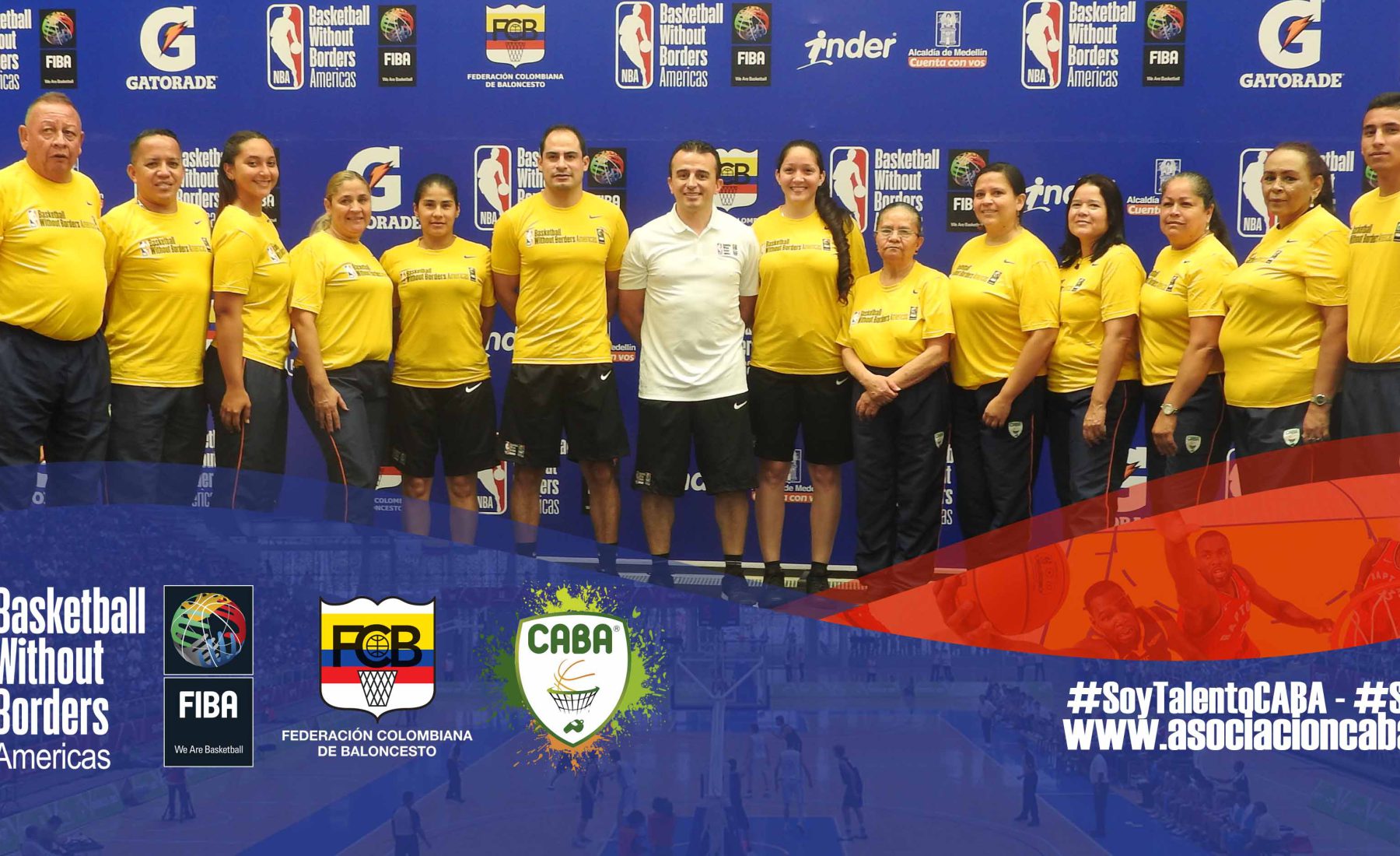 El CABA presente en el campamento de Basketball Without Borders Americas.