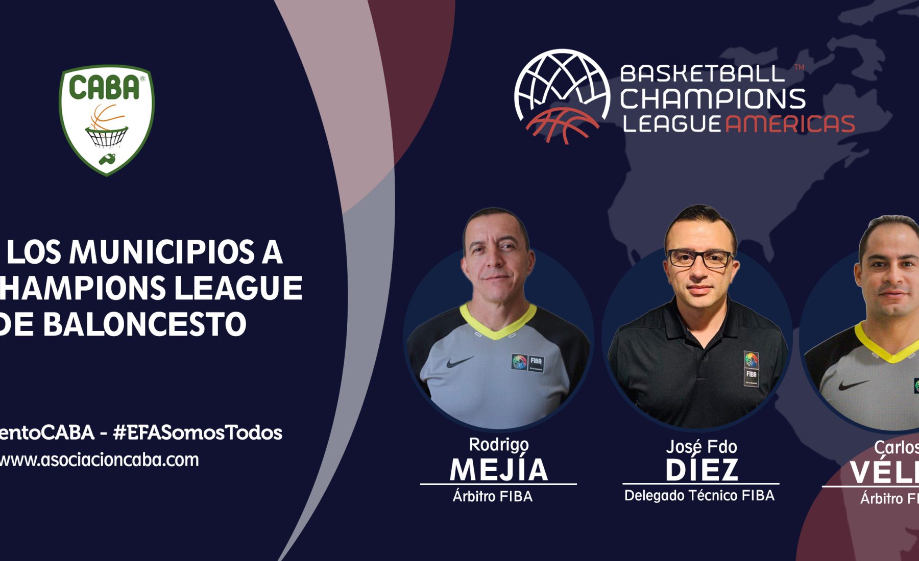 Árbitros de CABA — De los municipios a la Champions League de Baloncesto