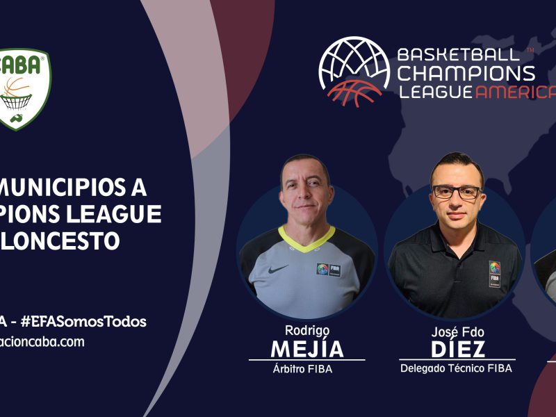 Árbitros de CABA — De los municipios a la Champions League de Baloncesto