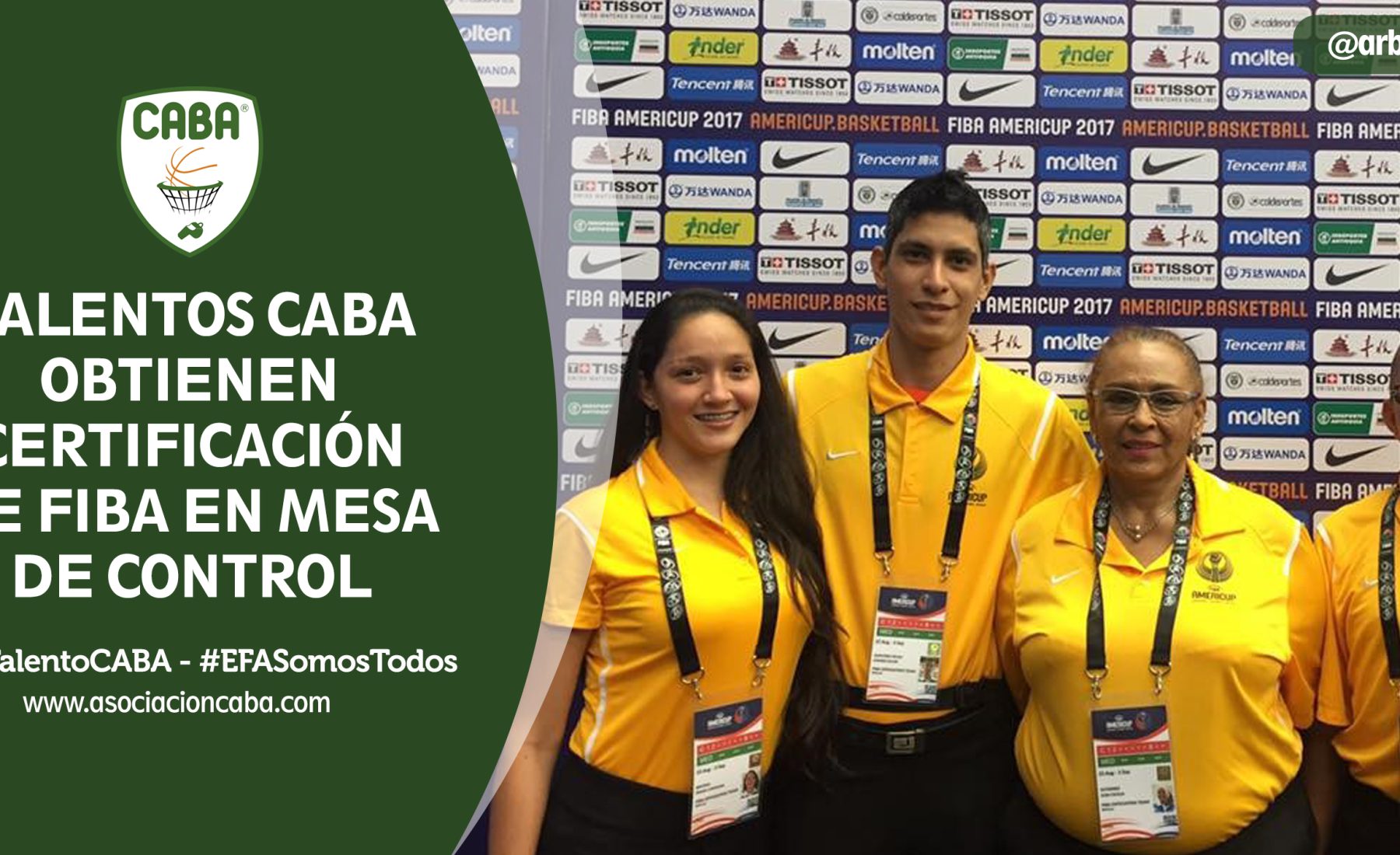 Talentos CABA obtienen certificación de FIBA en mesa de control.