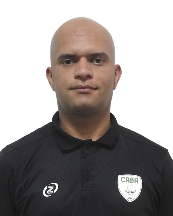Fotografía de Valdir Alvarez Piedrahita, árbitro departamental de baloncesto.