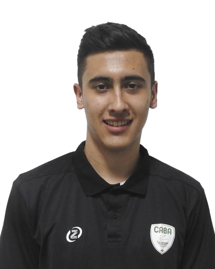 Fotografía de Tomás Arango Bedoya, oficial de mesa de control de baloncesto.