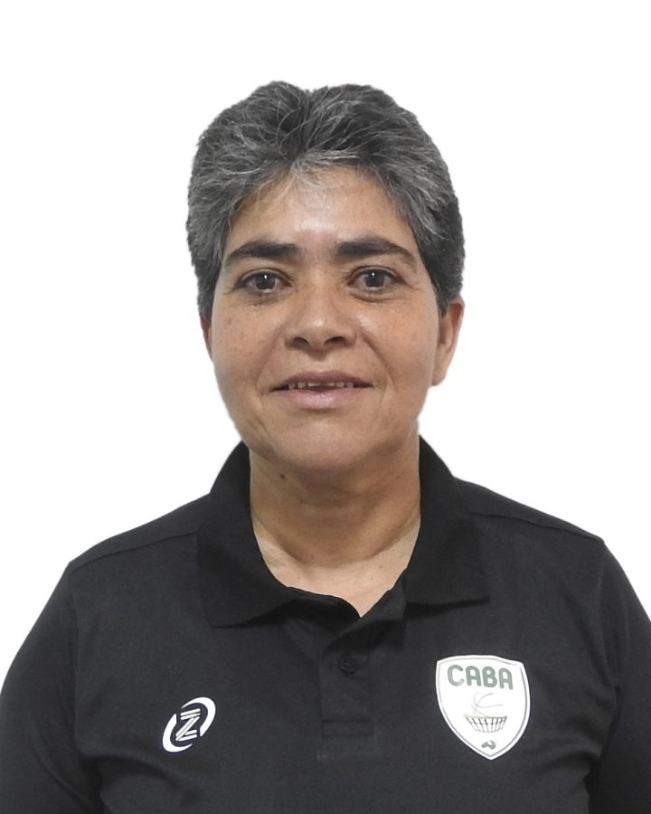 Fotografía de Gloria Cecilia Cardona Zapata, árbitro departamental de baloncesto.