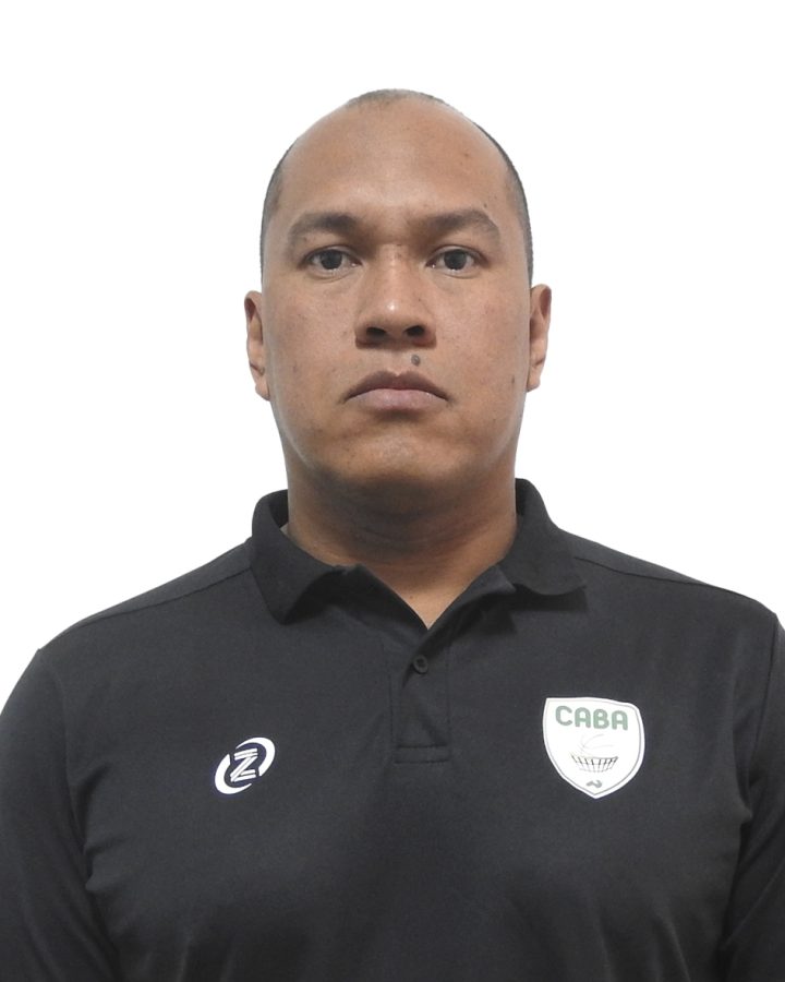 Fotografía de Eduardo Enrique Castañeda Gómez, oficial de mesa de control de baloncesto.