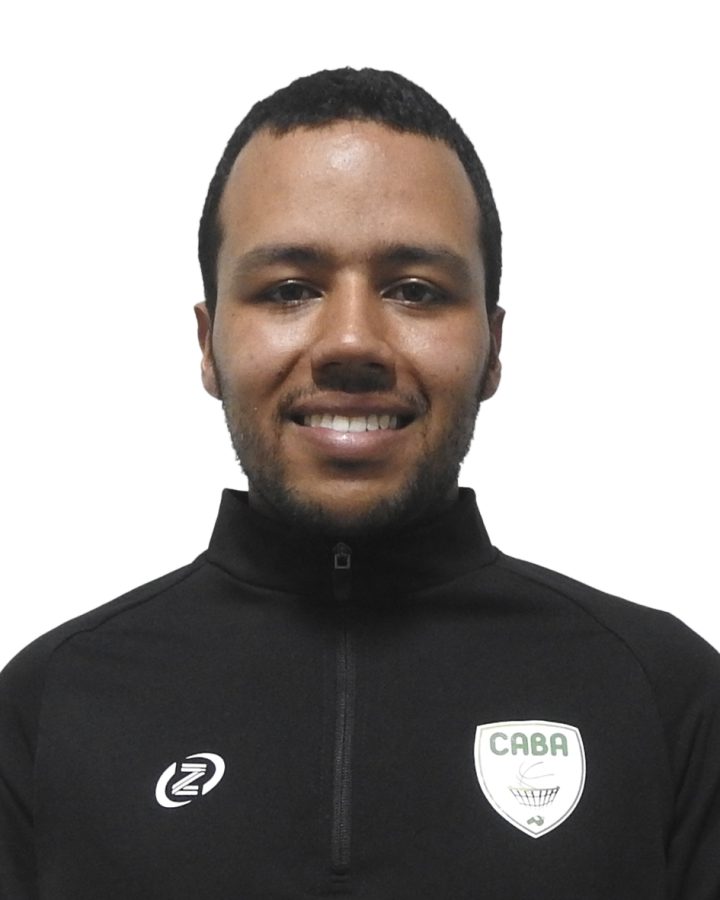 Fotografía de Elkin David Castañeda Gonzalez, oficial de mesa de control de baloncesto.