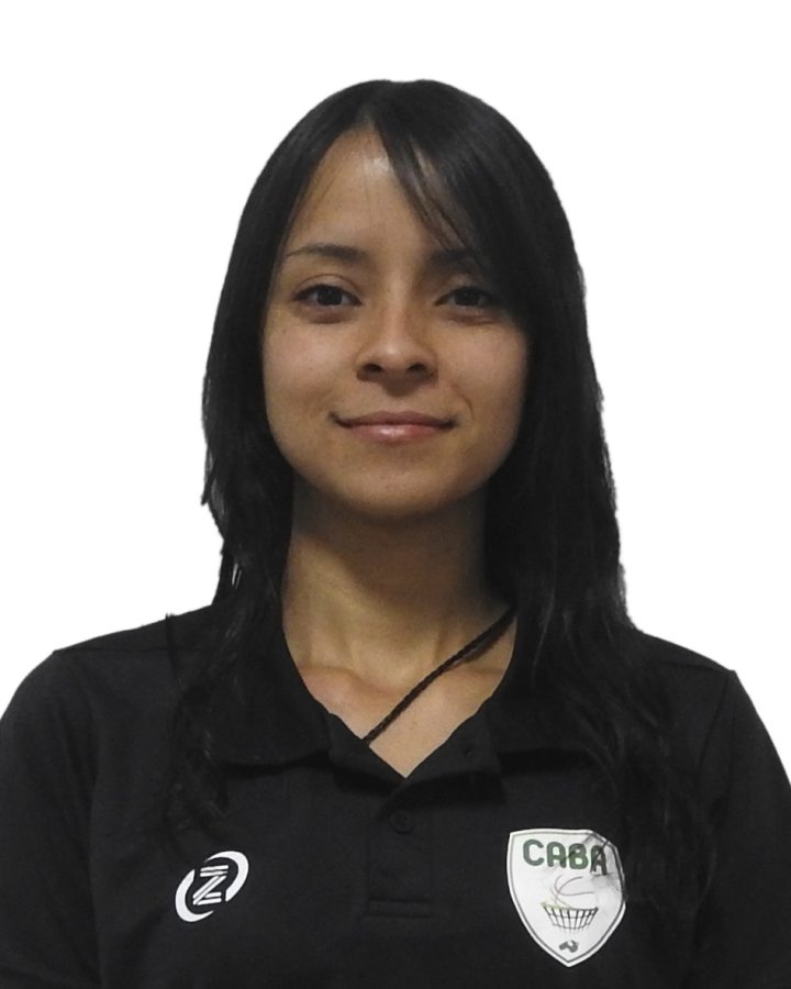 Fotografía de Laura Gomez Betancur, oficial de mesa de control de baloncesto.