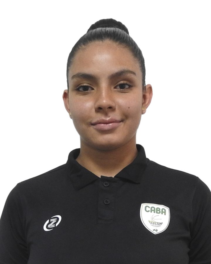 Fotografía de Anyelli Julieth Lara Espinoza, oficial de mesa de control de baloncesto.