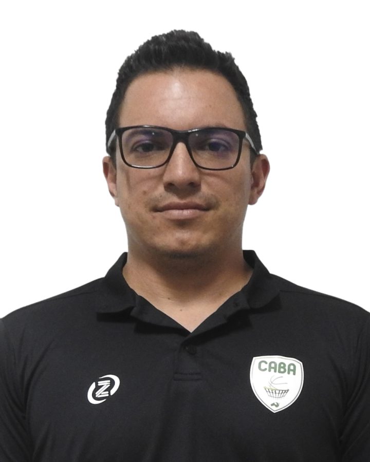 Fotografía de Hector Dario Martinez López, árbitro nacional de baloncesto.