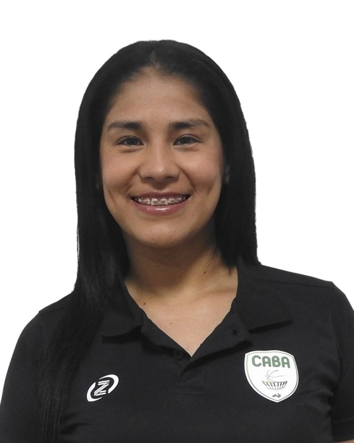Fotografía de Leidy Nathalie Moreno Yepes, árbitro nacional de baloncesto.