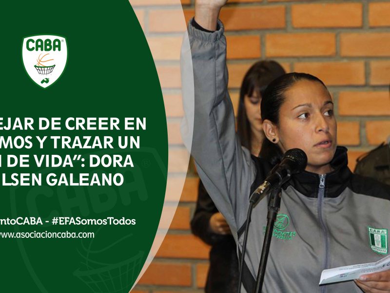 Árbitros de CABA — No dejar de creer en sí mismos y trazar un plan de vida: Dora Emilsen Galeano