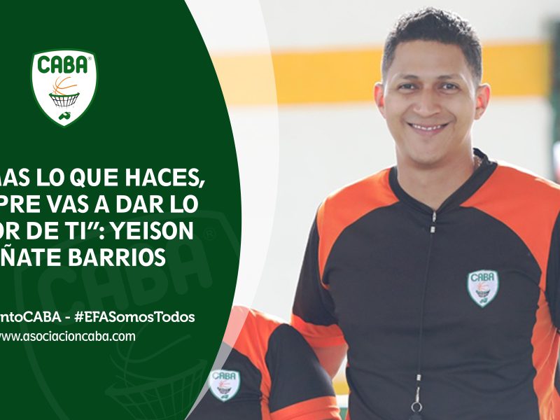 Árbitros de CABA — Si amas lo que haces, siempre vas a dar lo mejor de ti: Yeison Peñate Barrios