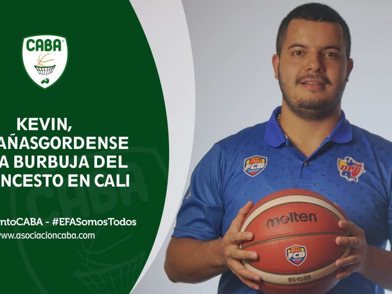 Árbitros de CABA — Kevin, un cañasgordense en la burbuja del baloncesto en Cali