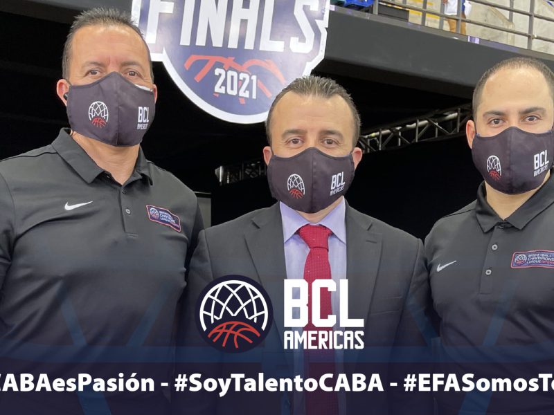 Árbitros de CABA — De los municipios antioqueños a las finales de la Basketball Champions League