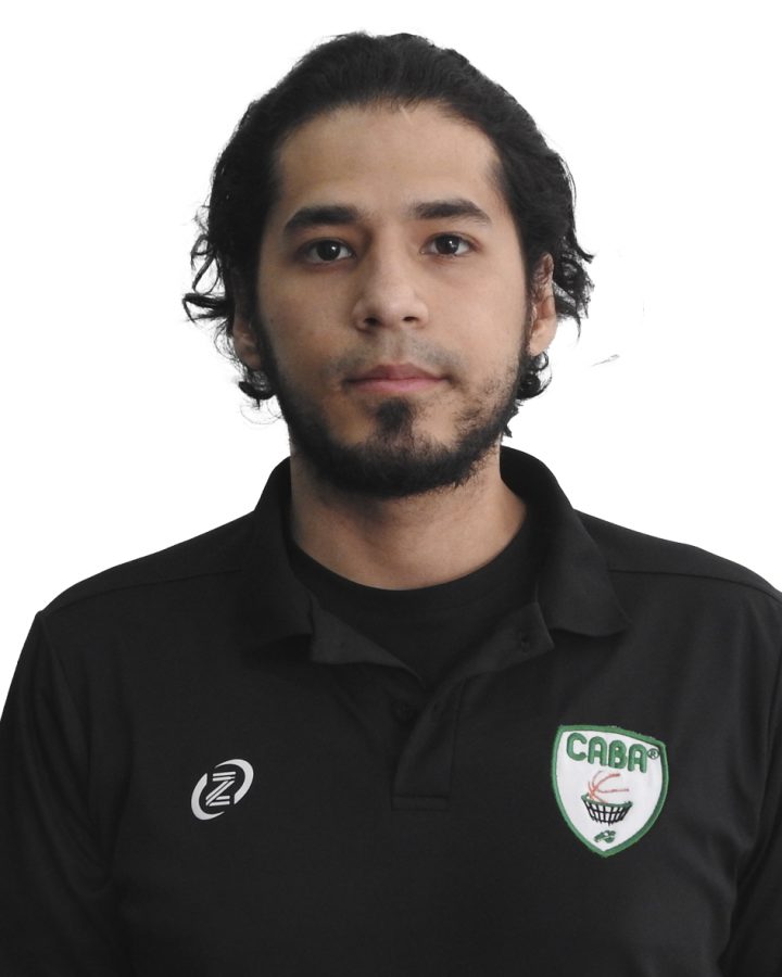 Fotografía de Juan Esteban Posada Hernández, oficial de mesa de control de baloncesto.