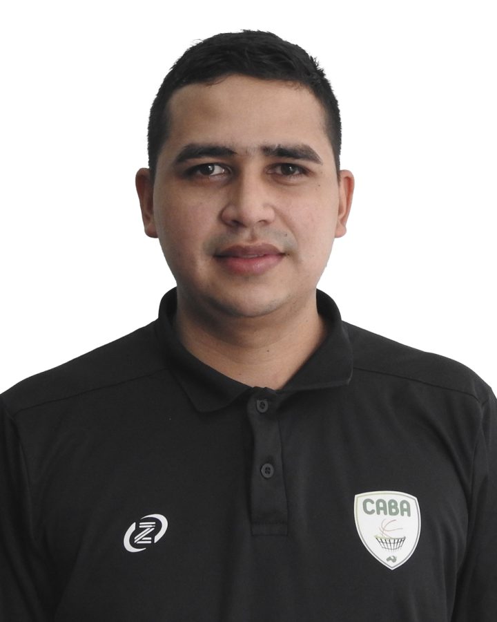 Fotografía de David Alberto Ramírez Zapata, oficial de mesa de control de baloncesto.